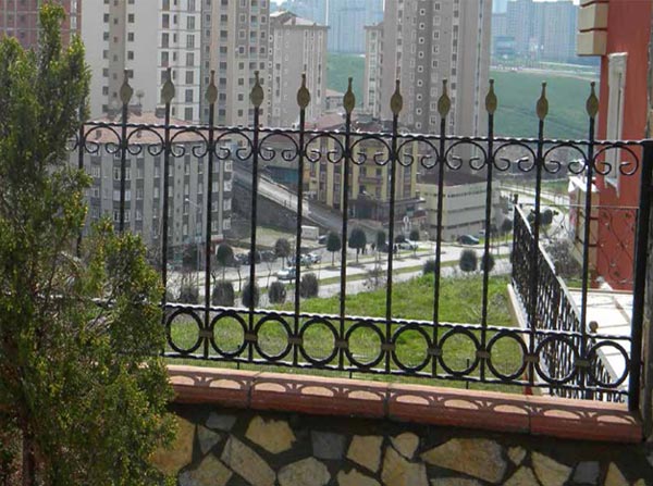 Duvar ve Bah�e Korkuluklar�, duvar �st� korkuluk, korkuluk imalat�