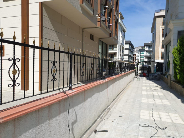 Duvar ve Bah�e Korkuluklar�, duvar �st� korkuluk, korkuluk imalat�