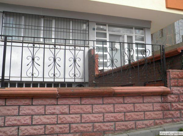 Duvar ve Bah�e Korkuluklar�, duvar �st� korkuluk, korkuluk imalat�